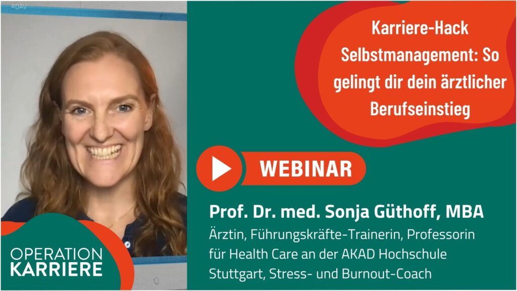 Karriere-Hack Selbstmanagement: So gelingt dir dein ärztlicher Berufseinstieg