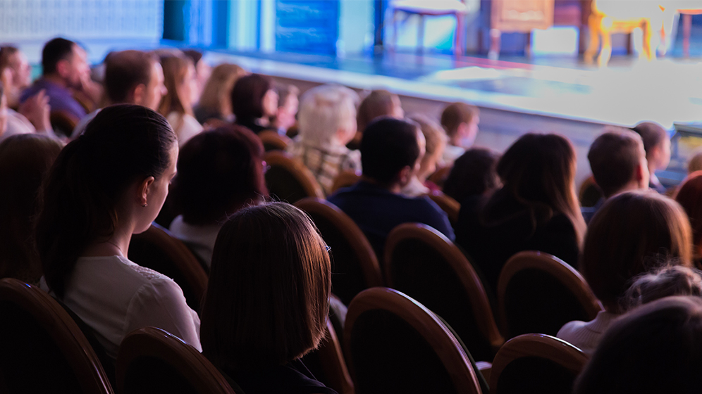 Publikum im Theater